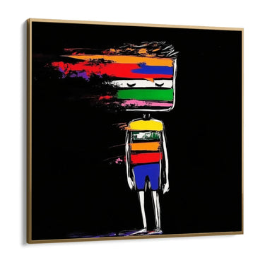 Quadro Stampa su Tela Identità Frantumata - CupidoDesign