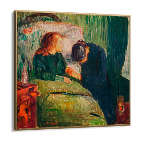 Quadro Stampa su Tela Il Bambino Malato, Edvard Munch - CupidoDesign