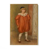 Quadro Stampa su Tela Il Clown, Pierre-Auguste Renoir - CupidoDesign