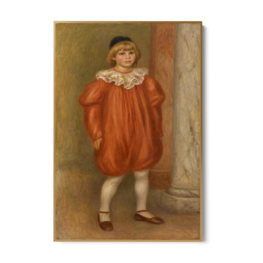 Quadro Stampa su Tela Il Clown, Pierre-Auguste Renoir - CupidoDesign