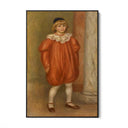 Quadro Stampa su Tela Il Clown, Pierre-Auguste Renoir - CupidoDesign