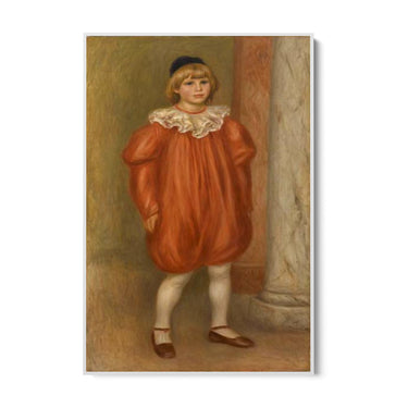Quadro Stampa su Tela Il Clown, Pierre-Auguste Renoir - CupidoDesign