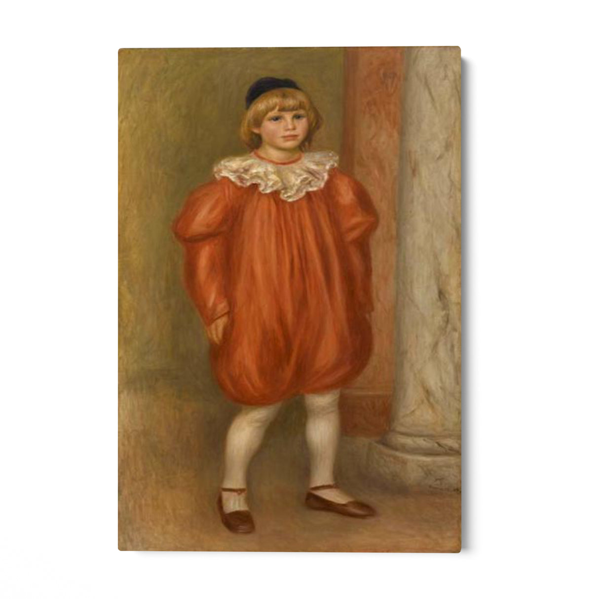 Quadro Stampa su Tela Il Clown, Pierre-Auguste Renoir - CupidoDesign