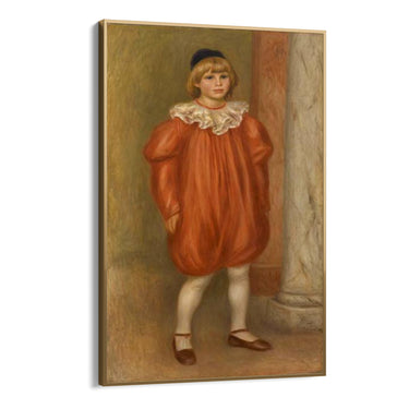 Quadro Stampa su Tela Il Clown, Pierre-Auguste Renoir - CupidoDesign