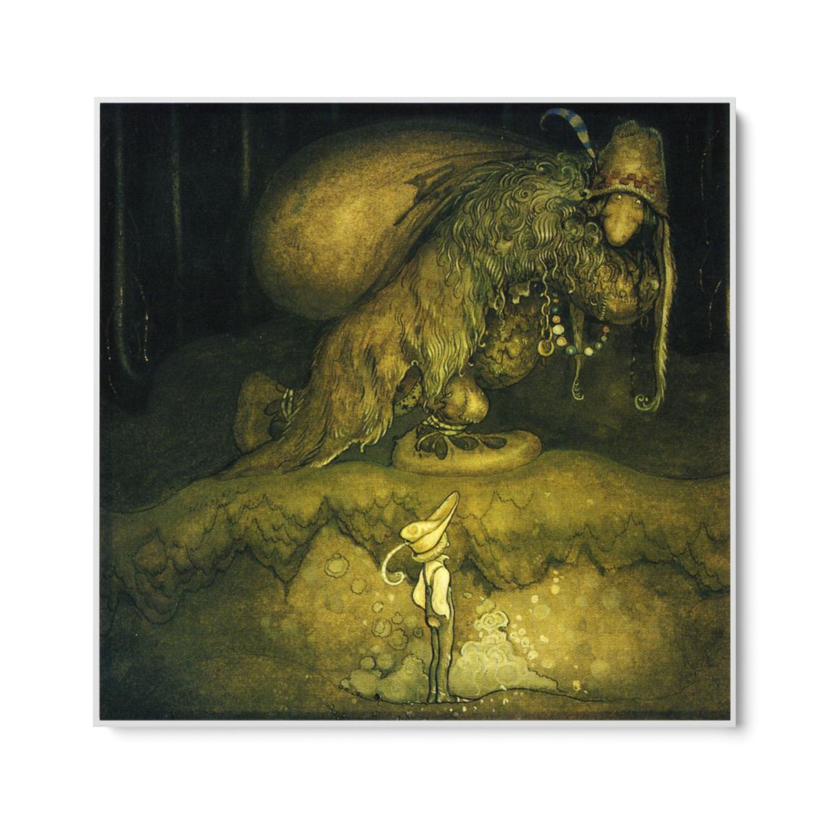 Quadro Stampa su Tela Il Crepuscolo degli Dèi, John Bauer - CupidoDesign
