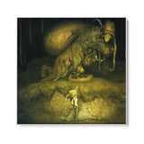 Quadro Stampa su Tela Il Crepuscolo degli Dèi, John Bauer - CupidoDesign