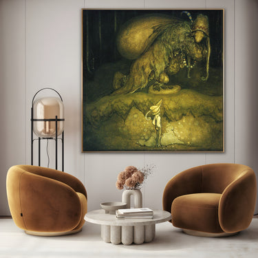 Quadro Stampa su Tela Il Crepuscolo degli Dèi, John Bauer - CupidoDesign