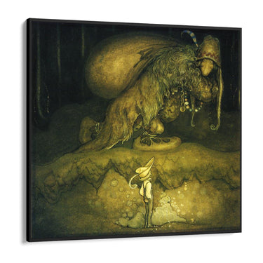 Quadro Stampa su Tela Il Crepuscolo degli Dèi, John Bauer - CupidoDesign