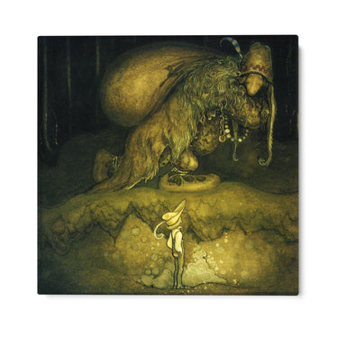 Quadro Stampa su Tela Il Crepuscolo degli Dèi, John Bauer - CupidoDesign