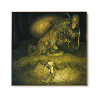 Quadro Stampa su Tela Il Crepuscolo degli Dèi, John Bauer - CupidoDesign