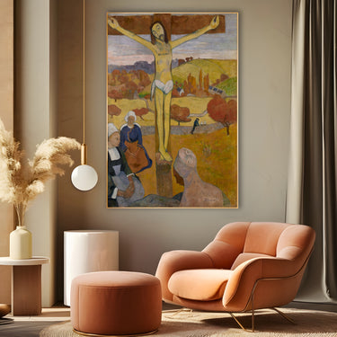 Quadro Stampa su Tela Il Cristo Giallo, Paul Gauguin - CupidoDesign