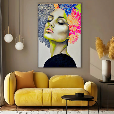 Quadro Stampa su Tela Il Giardino Dentro - CupidoDesign