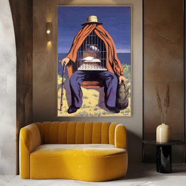 Quadro Stampa su Tela Il Terapeuta, René Magritte - CupidoDesign