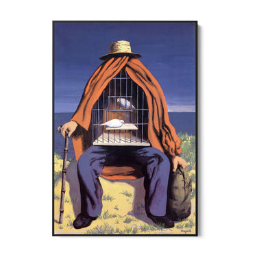 Quadro Stampa su Tela Il Terapeuta, René Magritte - CupidoDesign