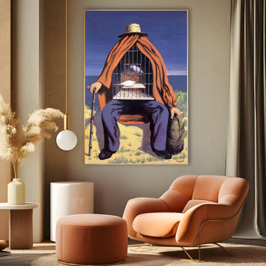 Quadro Stampa su Tela Il Terapeuta, René Magritte - CupidoDesign