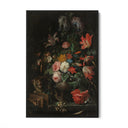Quadro Stampa su Tela Il bouquet rovesciato, Abraham Mignon - CupidoDesign