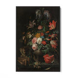Quadro Stampa su Tela Il bouquet rovesciato, Abraham Mignon - CupidoDesign
