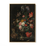 Quadro Stampa su Tela Il bouquet rovesciato, Abraham Mignon - CupidoDesign