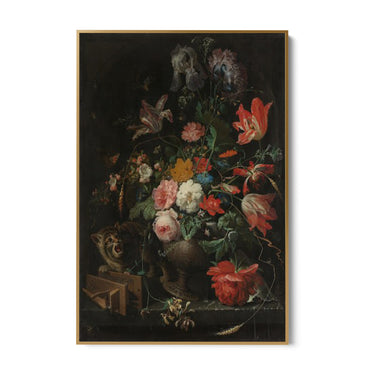 Quadro Stampa su Tela Il bouquet rovesciato, Abraham Mignon - CupidoDesign