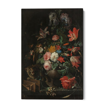 Quadro Stampa su Tela Il bouquet rovesciato, Abraham Mignon - CupidoDesign