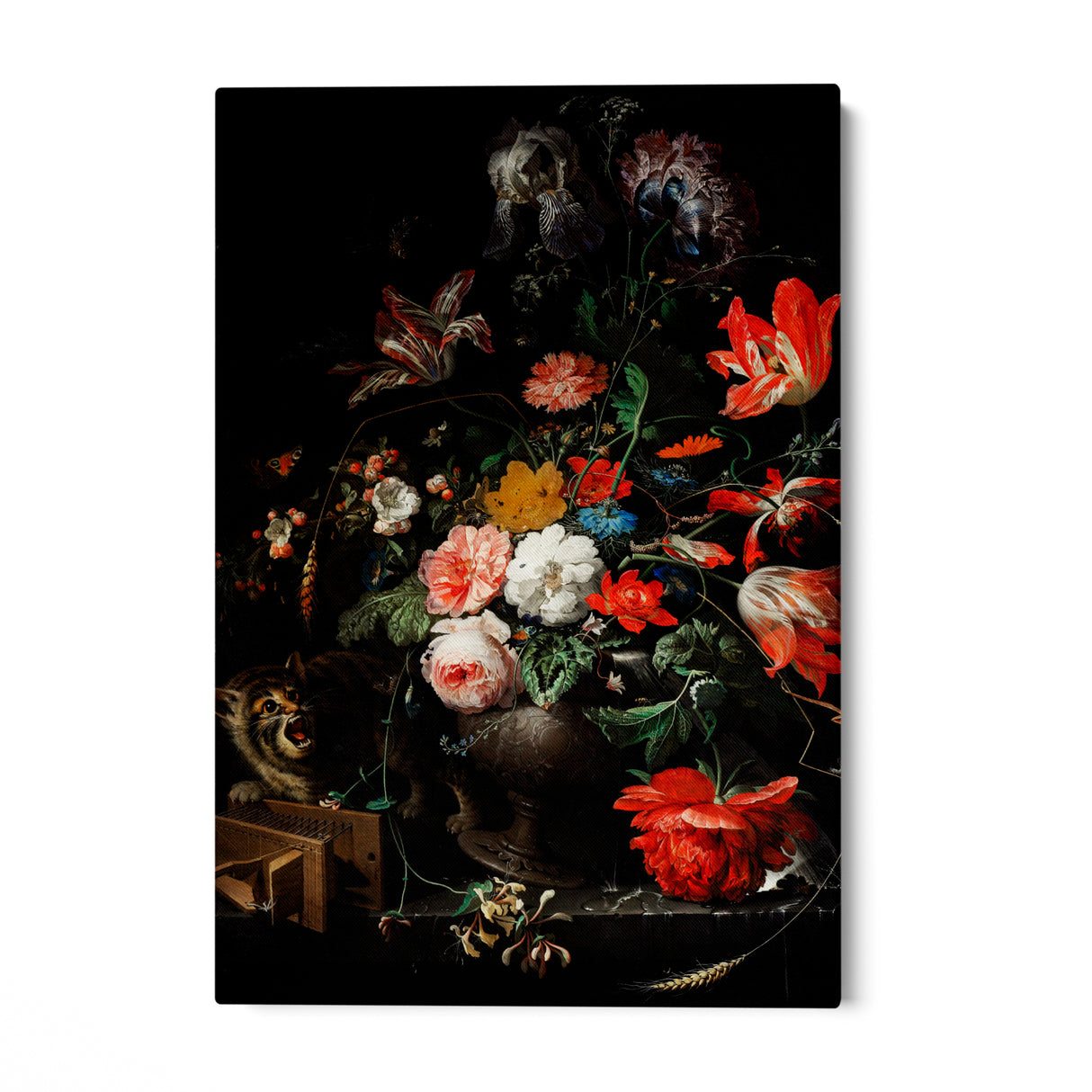 The upside-down bouquet, Abraham Mignon