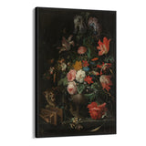 Quadro Stampa su Tela Il bouquet rovesciato, Abraham Mignon - CupidoDesign