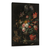 Quadro Stampa su Tela Il bouquet rovesciato, Abraham Mignon - CupidoDesign