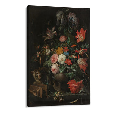 Quadro Stampa su Tela Il bouquet rovesciato, Abraham Mignon - CupidoDesign