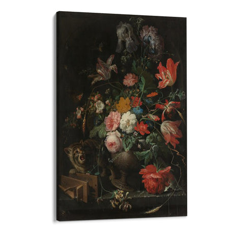 Quadro Stampa su Tela Il bouquet rovesciato, Abraham Mignon - CupidoDesign