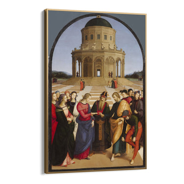 Quadro Stampa su Tela Il cammino di san Giuseppe, Raffaello Sanzio - CupidoDesign