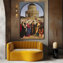 Quadro Stampa su Tela Il cammino di san Giuseppe, Raffaello Sanzio - CupidoDesign