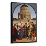 Quadro Stampa su Tela Il cammino di san Giuseppe, Raffaello Sanzio - CupidoDesign