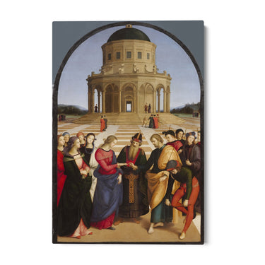 Quadro Stampa su Tela Il cammino di san Giuseppe, Raffaello Sanzio - CupidoDesign