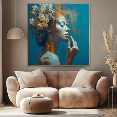 Quadro Stampa su Tela Illuminata d'oro - CupidoDesign