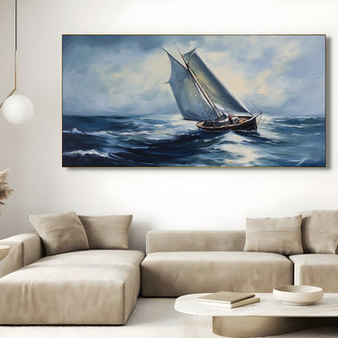 Quadro Stampa su Tela Il mare e la Sera - CupidoDesign