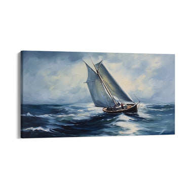 Quadro Stampa su Tela Il mare e la Sera - CupidoDesign