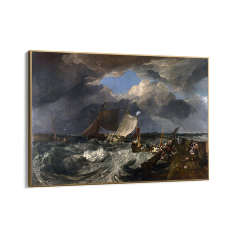 Quadro Stampa su Tela Il molo di Calais, William Turner - CupidoDesign