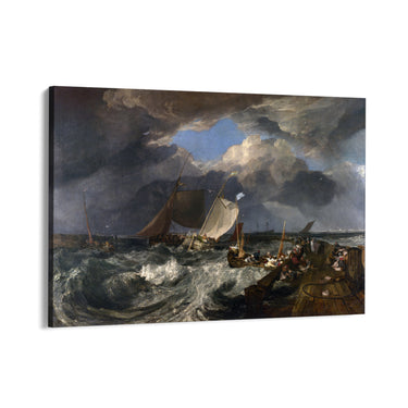 Quadro Stampa su Tela Il molo di Calais, William Turner - CupidoDesign
