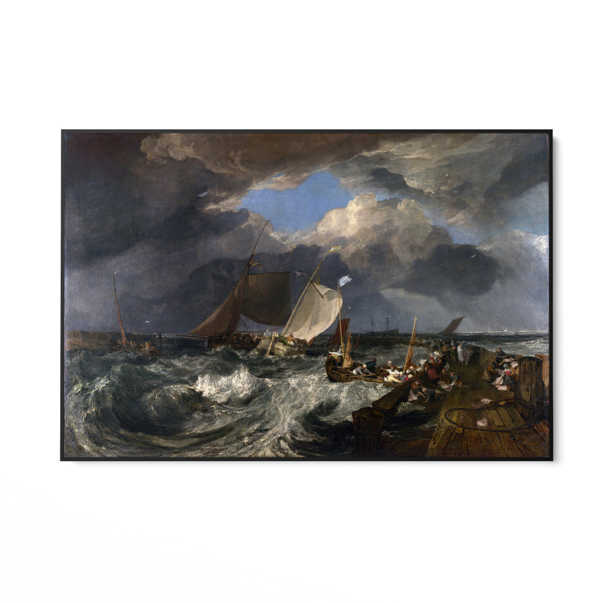 Quadro Stampa su Tela Il molo di Calais, William Turner - CupidoDesign