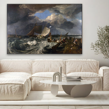 Quadro Stampa su Tela Il molo di Calais, William Turner - CupidoDesign