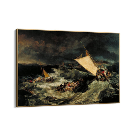 Quadro Stampa su Tela Il naufragio, William Turner - CupidoDesign