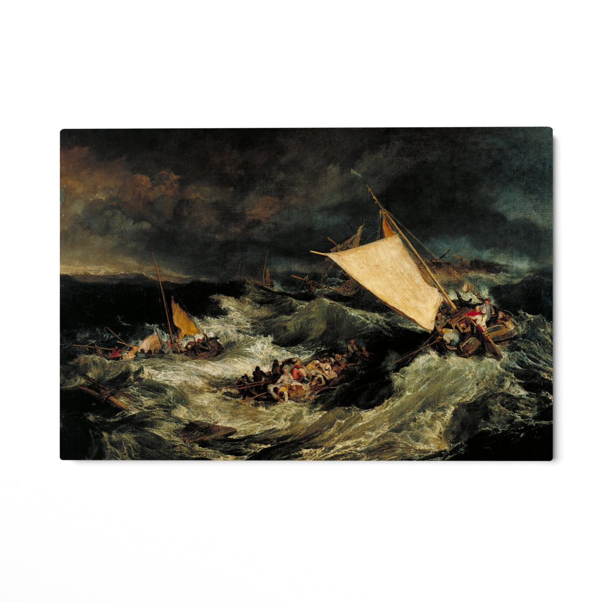 Quadro Stampa su Tela Il naufragio, William Turner - CupidoDesign