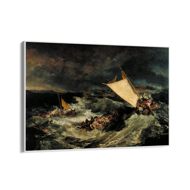 Quadro Stampa su Tela Il naufragio, William Turner - CupidoDesign