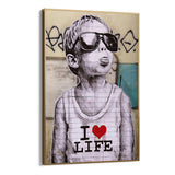 J'aime la vie, Banksy