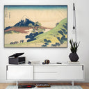 Quadro Stampa su Tela Il passo Inume nella provincia di Kai, Katsushika Hokusai - CupidoDesign