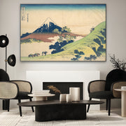 Quadro Stampa su Tela Il passo Inume nella provincia di Kai, Katsushika Hokusai - CupidoDesign