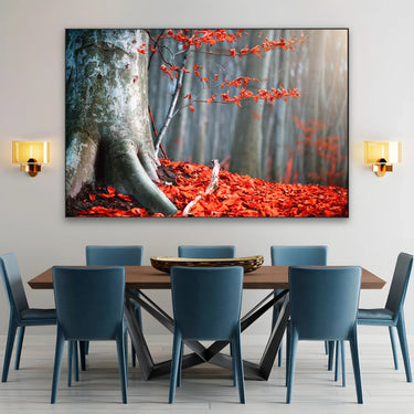 Quadro Stampa su Tela Il respiro del bosco - CupidoDesign