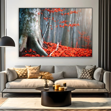 Quadro Stampa su Tela Il respiro del bosco - CupidoDesign