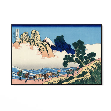 Quadro Stampa su Tela Il rovescio del Monte Fuji dal fiume Minobu, Katsushika Hokusai - CupidoDesign