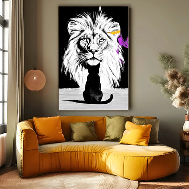 Quadro Stampa su Tela Il tuo specchio - CupidoDesign